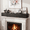 Black-2, variant on The Sanctuary 72" Rustic Wood Fireplace Mantel, Shelves, For Living Room, Kitchen and Fireplace, Light Brown, Farmhouse Style