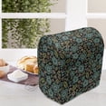 thumbnail image 4 of Floral Lounger Chair Bag, Pastel Flowers Petals Leaves in Earth Tones Foliage on Dark Backdrop, High Capacity Storage with Handle Container, Lounger Size, Teal Burnt Sienna Black, by Ambesonne, 4 of 5