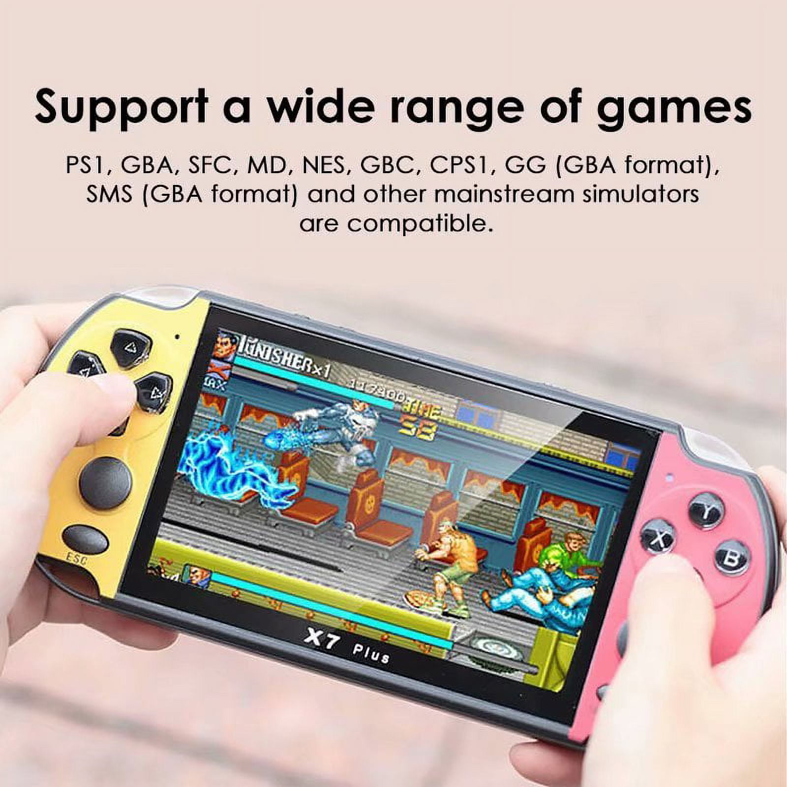 Portable Game Console With 77 AAA Games 2T External Game Hard