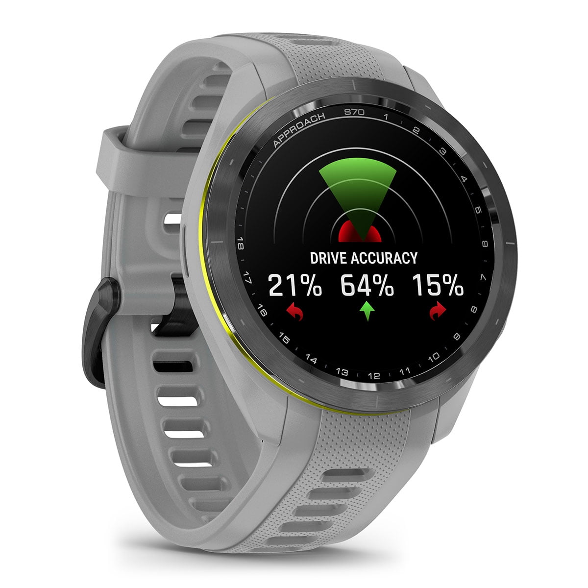 Garmin Approach S70 (Gray, 42mm) Golf GPS Watch Bundle with PlayBetter USB-C Portable Charger
