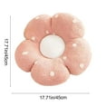 thumbnail image 4 of Fwttom Seat Cushion, Flower Shaped Plushes Pillow Toy Chair Pads, Comfortable Seat Cushions for Office Chairs Cushion, Home Floor Pillow & Window Seat, 17.7", 4 of 7
