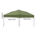 thumbnail image 2 of Replacement Canopy Top 10x10 Pop up Canopy Tent Cover with Air Vent and Adjustable Polyester UV Waterproof for Outdoor Garden Patio Pavilion Sun Shade Elastic Strap,navy, 2 of 8