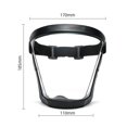 thumbnail image 3 of Protector facial ajustable para ciclismo, a prueba de viento, a prueba de polvo, para máscara facial (negro), 3 of 5