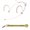 C, variant on Beige Double Earhook Headset Mic Headworn Microphone 3.5mm 3 Pin 4 Pin Xlr Plug