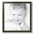 thumbnail image 2 of ArtToFrames 19" x 20" Black Panel With Silver Lip Picture Frame, 19x20 inch Multi Wood Poster Frame (WOM-5093), 2 of 7