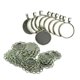 thumbnail image 1 of 30 Unids De Bisel Base Cabochon Collar Colgante De Plata Hallazgo, 1 of 6