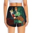 thumbnail image 2 of Lsque Scooby-Doo Printed Women's Running Shorts with Liner Pockets,Elastic Quick Dry Workout Athletic Gym Yoga Shorts,Womens High Waist Shorts-Medium, 2 of 9