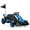 Blue, variant on Sakiyr 24V Go Kart for Kids, 7.5MPH Drifting Ride-On Car with Adjustable Seat, 2*200W Motors, Max Load 135lbs, Outdoor Racing Toy for Children & Teens