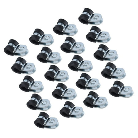 

Tebru Rubber Cushion Pipe Clamps Corrosion Resistant Cable Clamps For Cables For Pipelines
