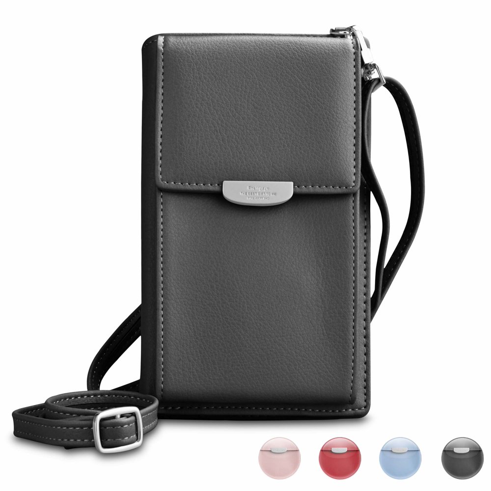 Njjex Small Crossbody Bag Cell Phone Purse Wallet For Women PU Leather