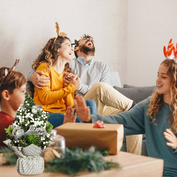 Tarmeek Christmas Decorations Mini Christmas Tree Christmas Tree Christmas Day Decorations Exquisite Decoration Small Tree With Decorations Xmas Tree Ornaments