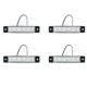 thumbnail image 1 of 4 Unidades De Luces Led Blancas Superbrillantes De Grado Marino De 12 Voltios, Impermeables, 6 Led, 12 V, 1 of 3