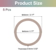 thumbnail image 2 of 5Pcs Magnetic Adapter Ring, Magnetic Wireless Charger Conversion Kit, Gold, 2 of 8