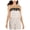 Metallic - beige, variant on Leyden Womens Lace Trim Cami Tank Top, Metallic, X-Small