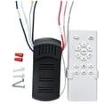 thumbnail image 1 of Control Remoto de Ventilador de Techo de Reemplazo para Estilo con Luz, Modelo No Inteligente, Receptor de Señal Incluido, 1 of 1