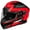 ATLAS - Matte Red/Black, variant on Castle X, 36-4112, Adult Full Face Helmet - Single Lens - DOT Approved - CX390 ATLAS - Matte Red/Black, Small