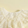 thumbnail image 3 of Bébé Filles Princesse Robe Volant Manches Dentelle Florale à Volants Robe d'Été Vêtements, 3 of 7