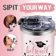 thumbnail image 6 of Graduation Gifts, Graduation Gifts for Her, Congrats Grad Gift for College or High School 2025 Grad Gift for Daughter, Sister, Friend, She Believed She Could so She Did 40oz Tumbler, 6 of 6