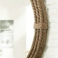 thumbnail image 6 of Craft India Wall Mirror 30" Round Jute Rope Frame Natural Brown for Bathroom, 6 of 6