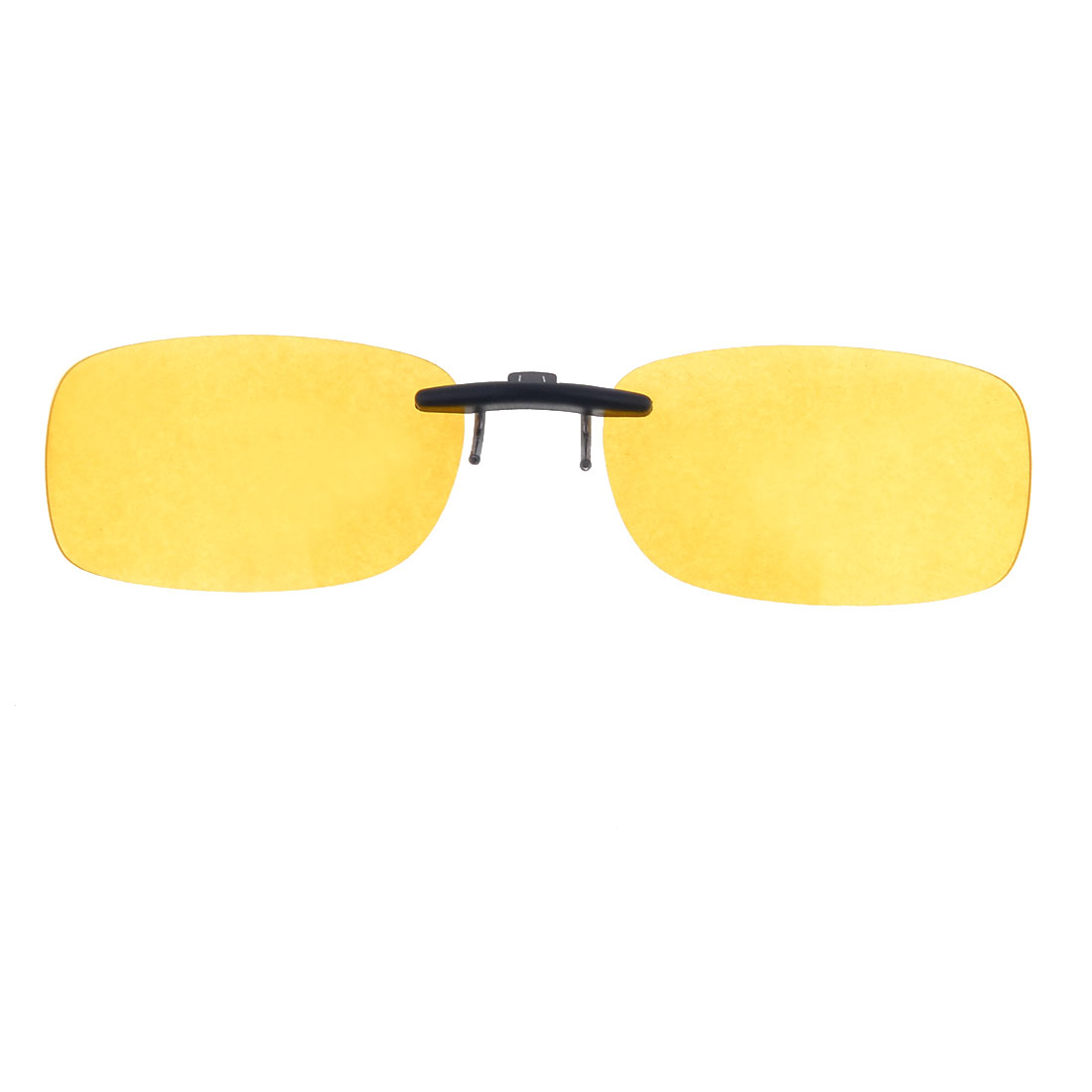 Outdoor Sports Unisex Plastic Polarized Lens Clip On Sunglasses Clear