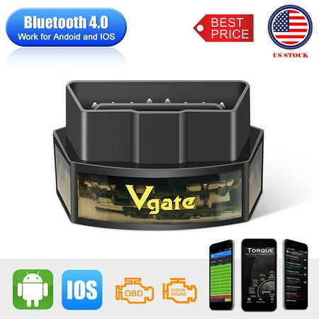 Vgate iCar Pro Bluetooth 4.0 OBD2 ELM327 Scanner Diagnostic Tool Code Reader for iOS iPhone (Best Obd2 Reader For Iphone)