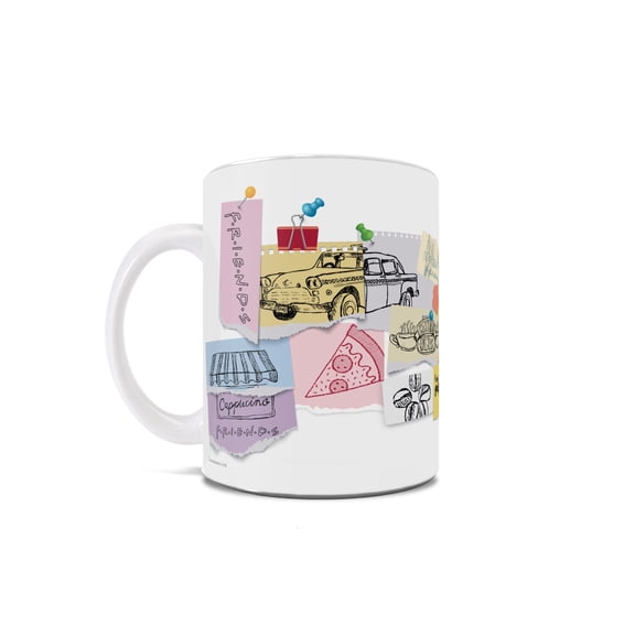 Friends: The Television Show 30th Anniversary (30th Anniversary Doodles) 11 oz Ceramic Mug WMUG1617