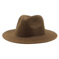 thumbnail image 6 of Happy Date Panama Hat Men Fedora Hats for Men Womens Straw Hat Summer Hat Straw Fedora Hats for Men Panama Hats for Women, 6 of 6