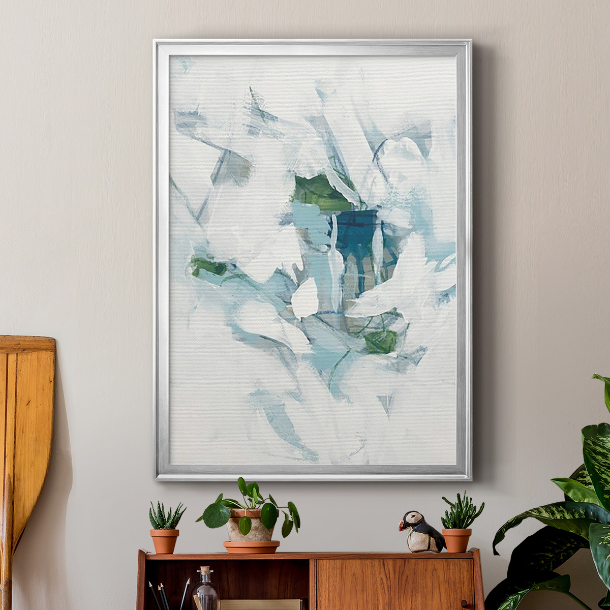 Ice Cavern III Premium Framed Print, in Gold, Black, or Silver - Ready to Hang