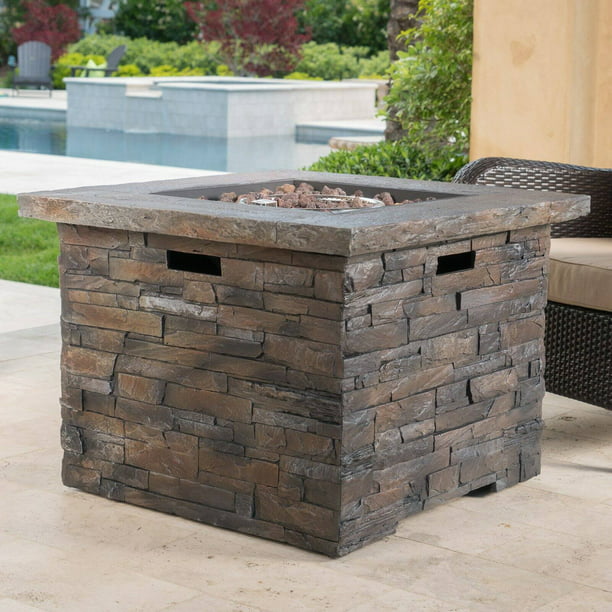 Blaeberry Outdoor Square Natural Stone, What Stones Are Best For A Fire Pit