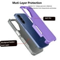 thumbnail image 3 of For Galaxy A17 5G 2025 Case ,Sturdy Phone Case for Galaxy A17 6.7 inch ,Tiflook Shockproof Protection Heavy Duty Armor Hard Plastic & Rubber Rugged Bumper 2-in-1 Case Cover ( Purple ), 3 of 6