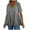 Gray, variant on XuJwPNcy Womens Plus Size Summer Babydoll Tops Oversized Blouse Dressy Casual Tunic Shirts V Neck Loose Blouses