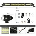 thumbnail image 4 of 2pcs 12 Inch LED Light Bar LED Work Roof Lights Bar 12V 24V Flood Spot Beam Driving Lamps Offroad SUV Truck,2 x 12 Inch 540W LED Light Bar with Accessory mounting kits,black, 4 of 7