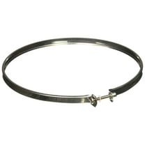 Selkirk 6" SureTemp Chimney Locking Band Stainless Steel Ring Joint Clamp, Silver, 206450
