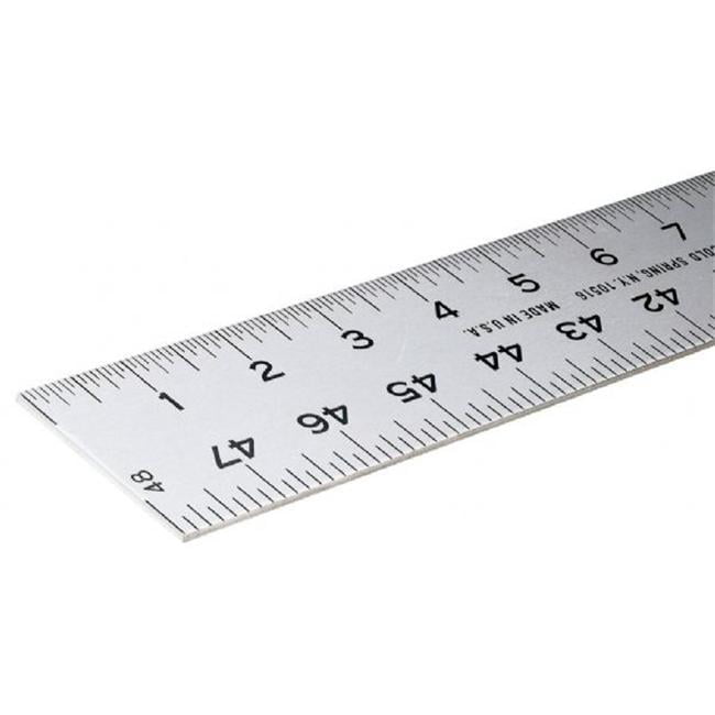 Fairgate 45 Standard Aluminum English Ruler 20-145