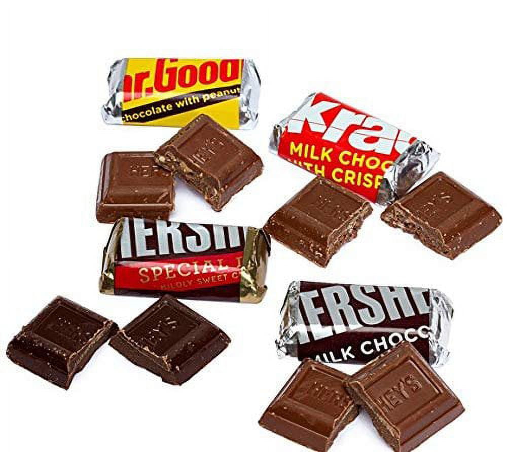 Hershey's Chocolate Assorted Miniatures, Mr. Goodbar, Hershey's Special Dark Chocolate, Hershey's Milk Chocolate, Krackel Candy Bar, 2 Pounds