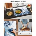 thumbnail image 6 of nqOlkjepod Large Induction Cooktop Protector Mat 36"x21", Navy Blue Flowers Stove Top Covers for Electric Stove, Summer Pastoral Botanical Decorative Stove Burner Cover Mats, Glass Top Stove Cover, 6 of 8