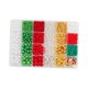 thumbnail image 5 of Cuentas de Navidad, cuentas espaciadoras sueltas, dijes de decoración, cuentas artesanales, colgantes para pulseras, guirnaldas, collares, regalos de, 5 of 9