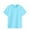 Light Blue, variant on Girls Shirts 3-4 Years Short Sleeve T-Shirt Solid Color Plain T-Shirt Summer Casual Loose Soft T Shirt Tops Black