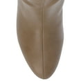 thumbnail image 5 of Journee Womens Jovey Pull On Almond Toe Boots, 5 of 10