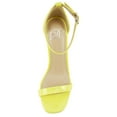 thumbnail image 5 of Delicious Shoes Women Ankle Strap Stiletto High Heel Open Toe Formal/Casual Dress Sandal JAIDEN-S Yellow Patent 9, 5 of 5