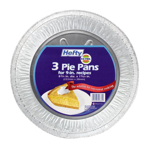 Hefty Ez Foil 9" Pie Pans, 3 Count