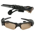 thumbnail image 2 of Bluetooth 5.0 gafas de sol energía solar gafas inalámbricas auriculares auriculares estéreo marrón oscuro, 2 of 5