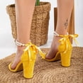 thumbnail image 4 of Melissa - Sandalias de ante amarillo con perlas amarillo 27 CM, 4 of 9