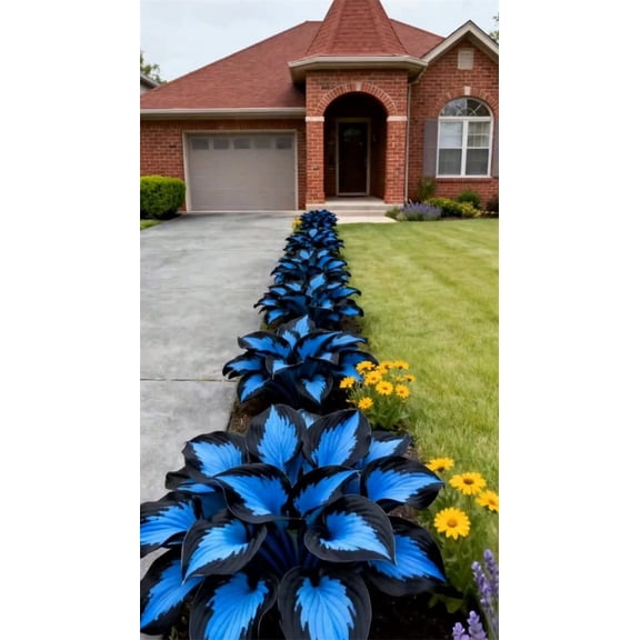 Elegant Hosta-Bulbs-Mix Garden Stake, Perfect for Outdoor Patio & Yard Decoration