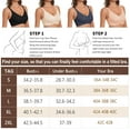 thumbnail image 6 of Wireless Bras for Women No Underwire Full Coverage Padded Push Up Wirefree Bras Seamless Bralette Soft Comfort Everyday Bra, 6 of 8