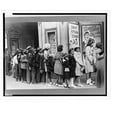 thumbnail image 2 of Historic Framed Print, Children in front of moving picture theater, Easter Sunday matinee, Black Belt, Chicago, Illinois, 17-7/8" x 21-7/8", 2 of 9