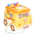 thumbnail image 1 of Autobús De Juguete Con Cubo De Actividades, Autobús De Actividades Musicales, Juguete Para Bebés, Desarrollo De Habilidades Multifuncionales, Superficie Pulida Para Niños, 1 of 7