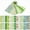 Green, variant on 40PCS Cotton Quilting Fabric, 2.5x19.69 Inch Quilting Strips Pre-Cut Strips Quilting Strips for Quilting, Crafting, and Sewing, with 20 Assorted Floral Prints (Blue)