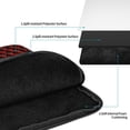 thumbnail image 3 of Red Black Dots Fabric Laptop Sleeve Bag Compatible With MacBook Air / Pro iPad MateBook Tablet Surface HP Lenovo Dell ASUS Acer Laptop Computer Protective Size: 17 inch, 3 of 5