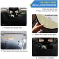 thumbnail image 2 of GZHJMY Spring Birds Car Windshield Sun Shade Foldable Sun Shield Shade for Blocks UV Rays Protector-Keeps Your Vehicle Cool for Most Sedans SUV Truck,55"x27.6", 2 of 7